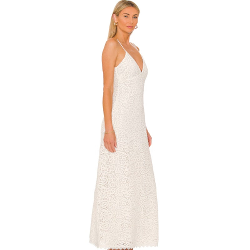 House of Harlow 1960 x REVOLVE Luisia Maxi Dress in Ivory NWT Size Small