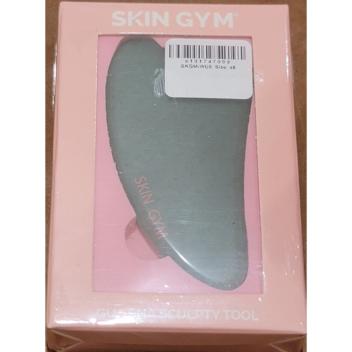 Skin Gym Jade Gua Sha Crystal Beauty Tool New in Box