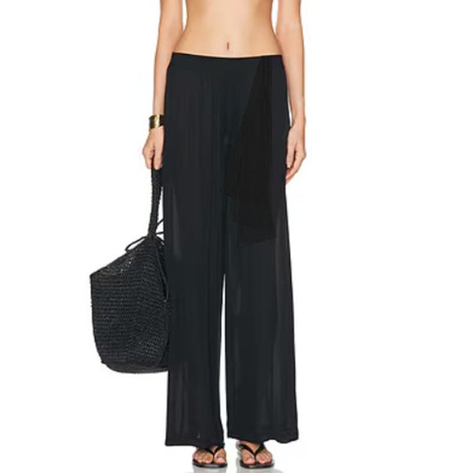 NBD Dylan Sheer Wide Leg Cover Up Pant