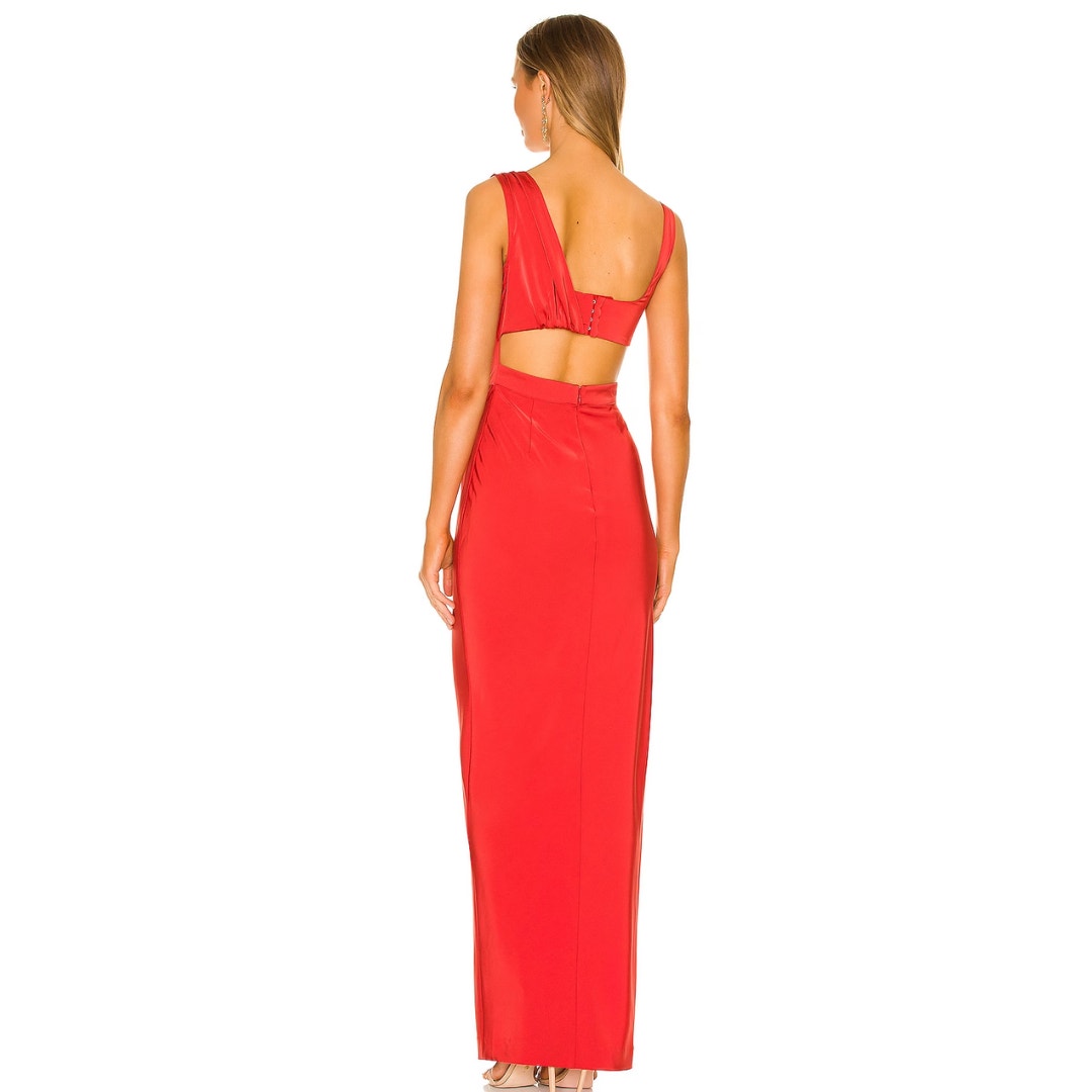 NBD Andrei Gown in Brick Red NWT Size Small