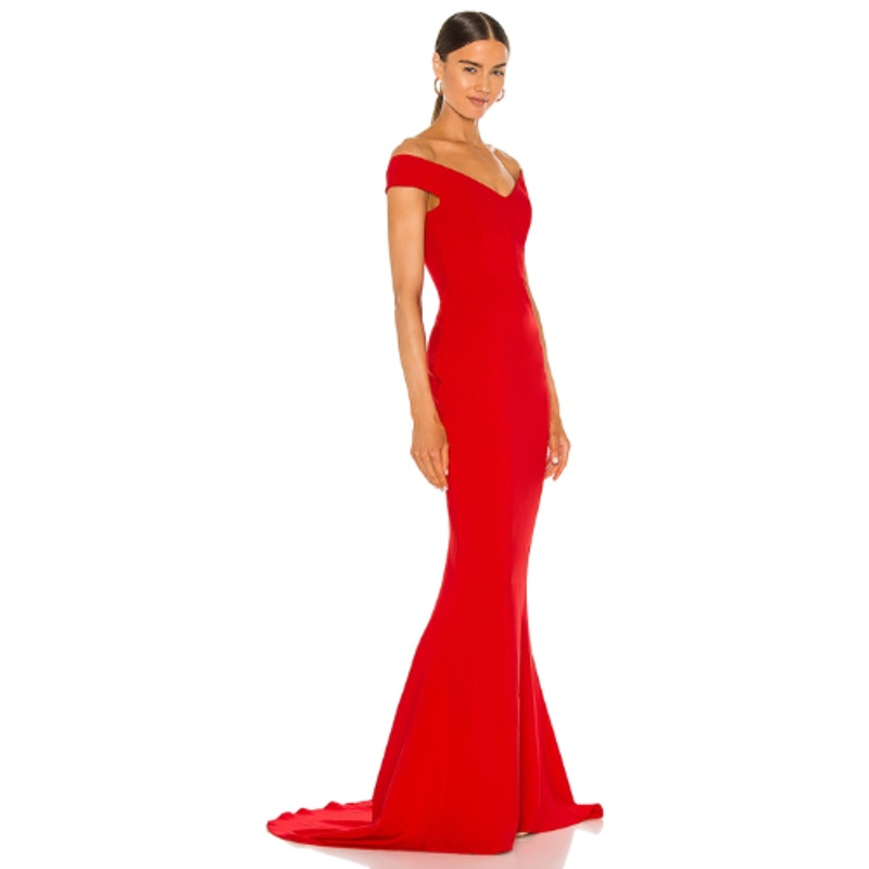 Nookie x REVOLVE Allure Gown in Cherry NWOT XS