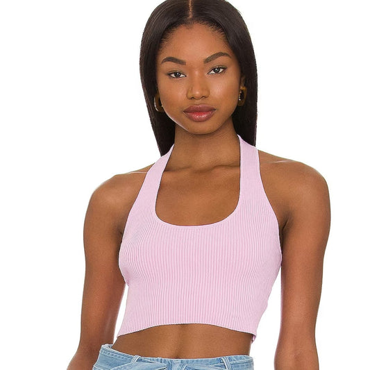 Revolve x All The Ways Tessa Halter Top in Lilac Size Small