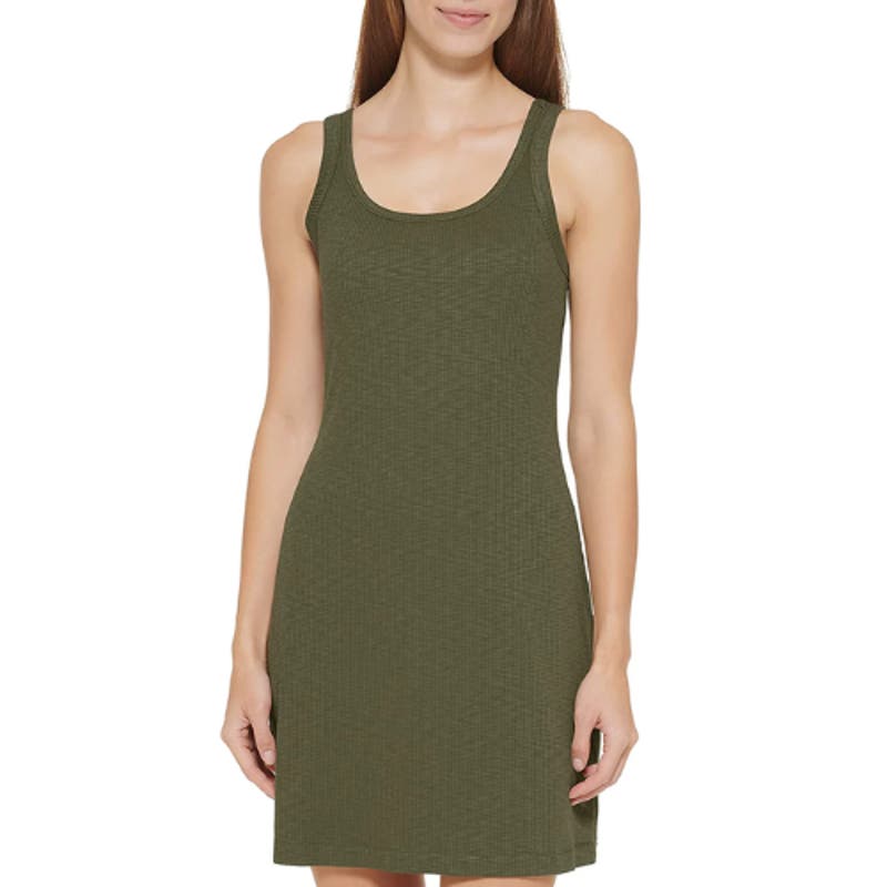 DKNY T Shirt Dress Cover Up in Olive NWT Size Medium