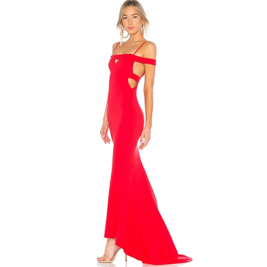 Lovers + Friends CeCe Gown in Red NWT Size Small