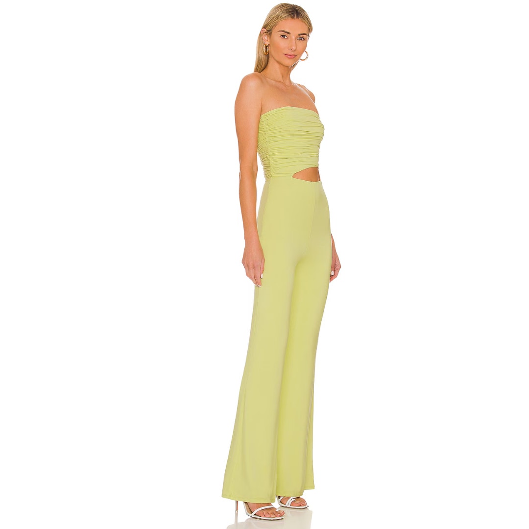 House of Harlow 1960 x REVOLVE Sosa Jumpsuit in Lime NWT Size XS