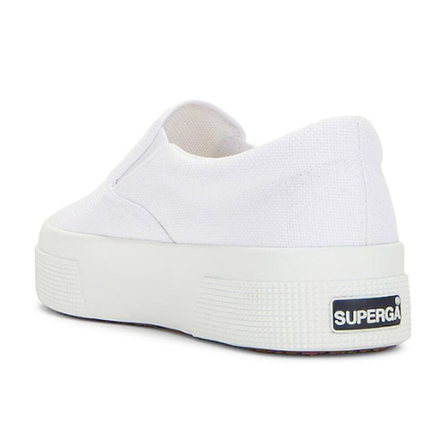 Superga 2740 Mid Platform Slip On Sneaker in White Size 7.5