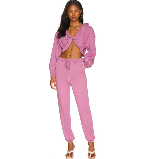 Lovers and Friends Stella Jogger in Purple Grape NWT Size Small