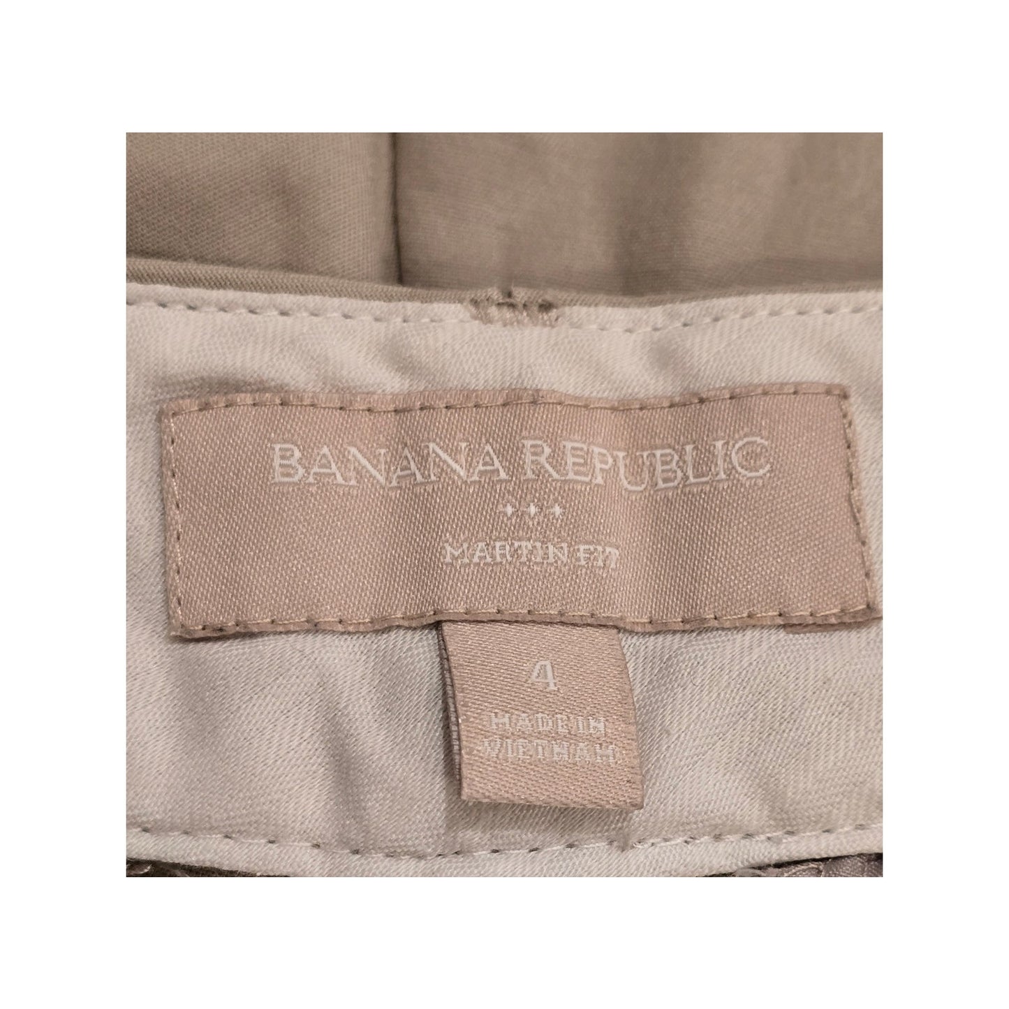 Banana Republic Martin Fit Pant in Khaki Size 4