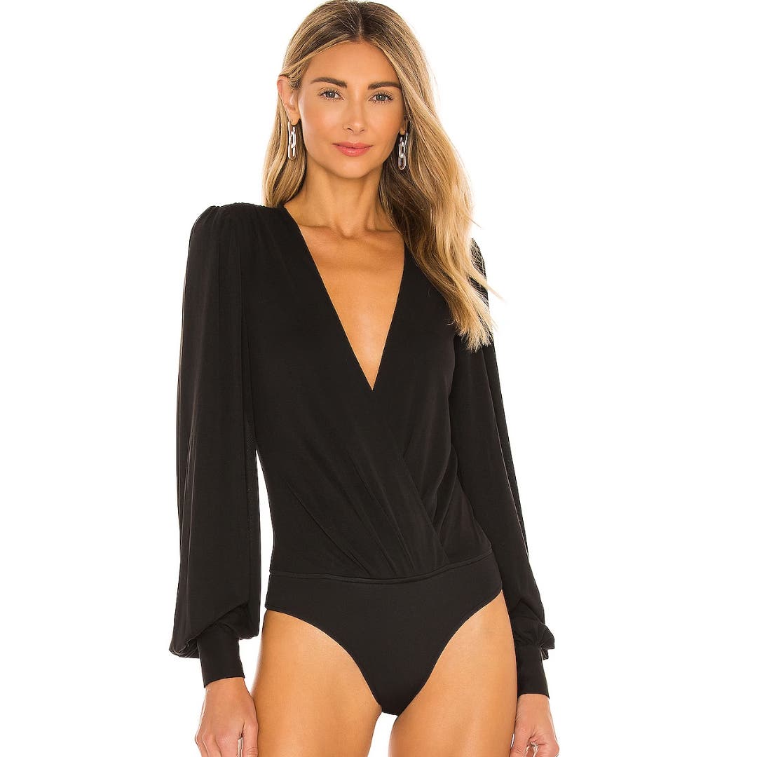 Lovers and Friends Joelle Bodysuit in Black NWT Size Small