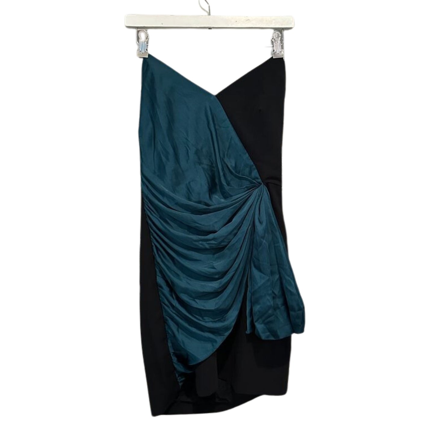 Jill Jill Stuart Strapless Mini dress. Black & Teal Size 10