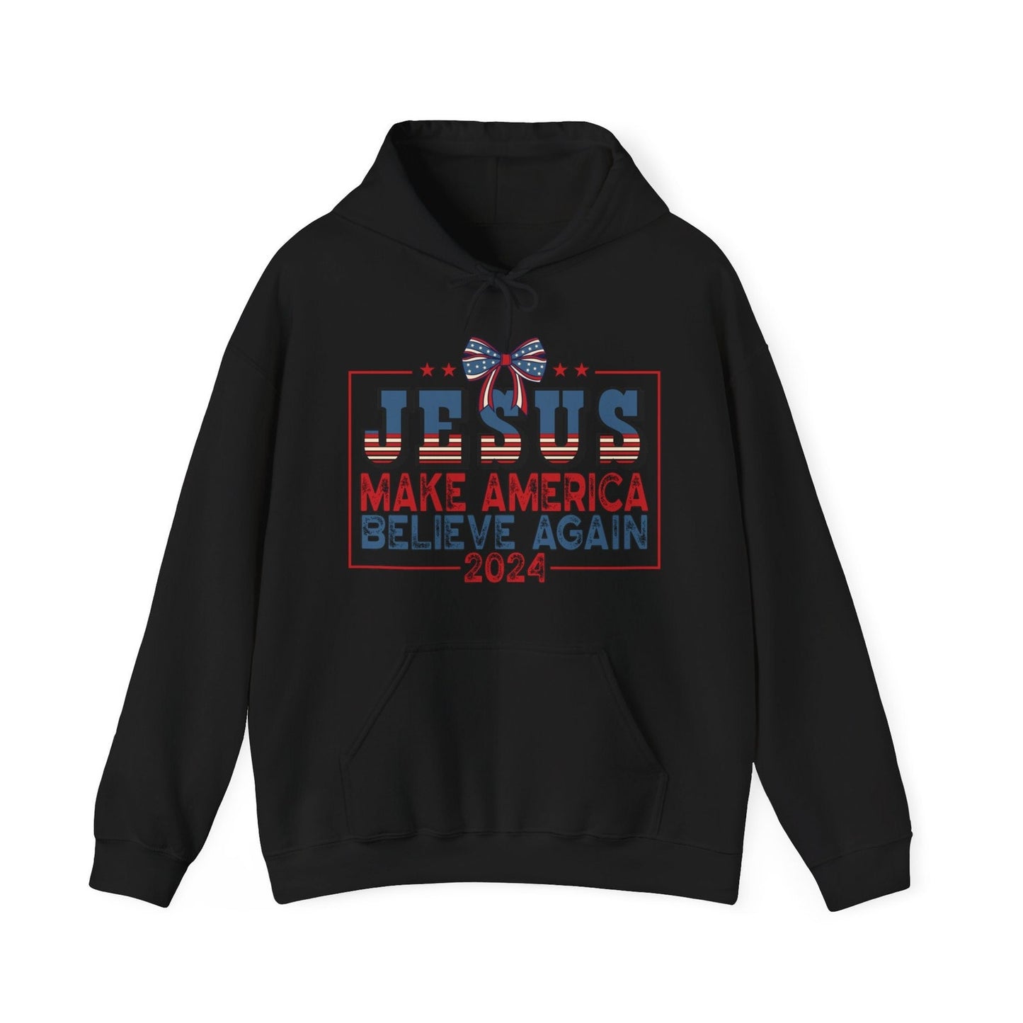 Jesus Make America Believe Again Comfy Hoodie Sizes Small to 5XL