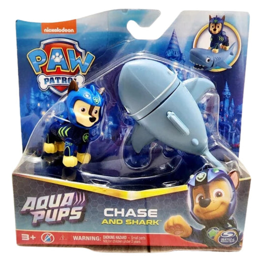 Paw Patrol Chase and Shark Playset Brand New Great for Gift Giving