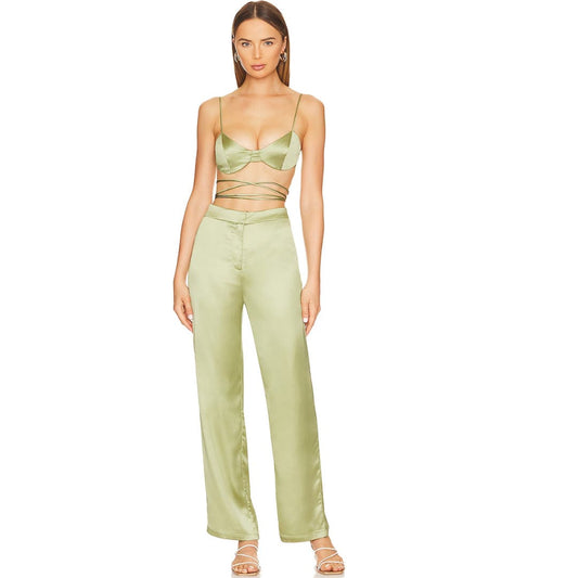 Superdown Maeve Pant Set in Sage NWT Size XS