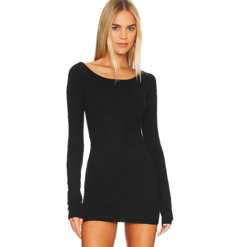 SNDYS Milo Knit Dress in Black NWOT Size Small