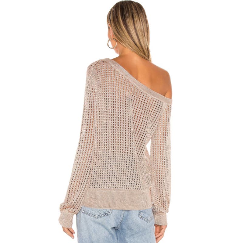 LPA Leo Sweater in Blush Rose Gold NWT Size Small