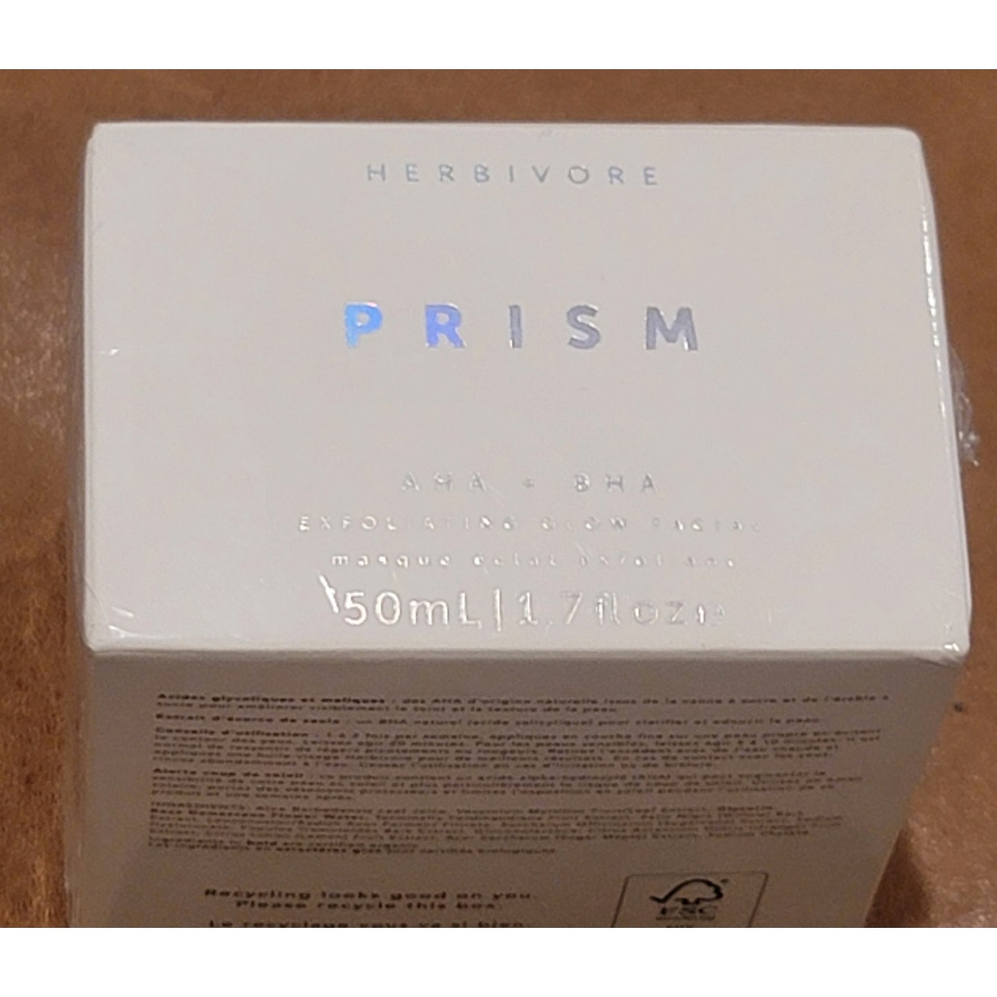 Herbivore Botanicals Prism Exfoliating Glow Facial New in Box