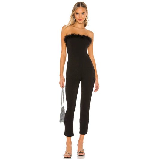 Lovers and Friends Demi Jumpsuit in Black NWT Size XL