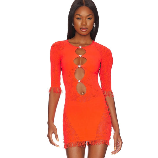 Poster Girl The Miranda Mini Dress in Chilli NWOT Size ALL