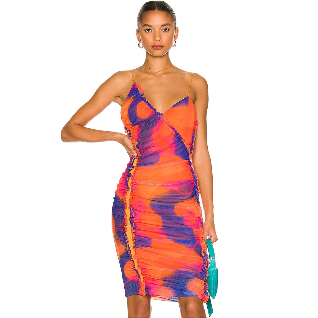 Revolve h:ours Quintana Dress in Candy Tie Dye NWT Size Small