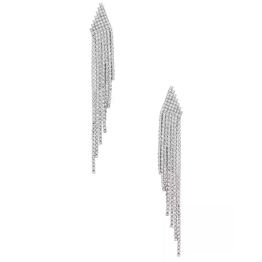 SHASHI Venue Earrings in Silver New in Box