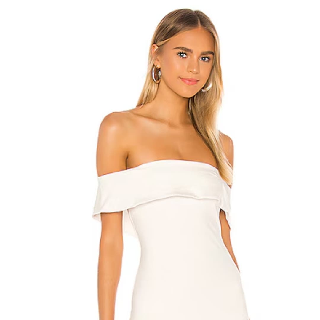 Lovers + Friends Galleria Gown in White NWT Size Small