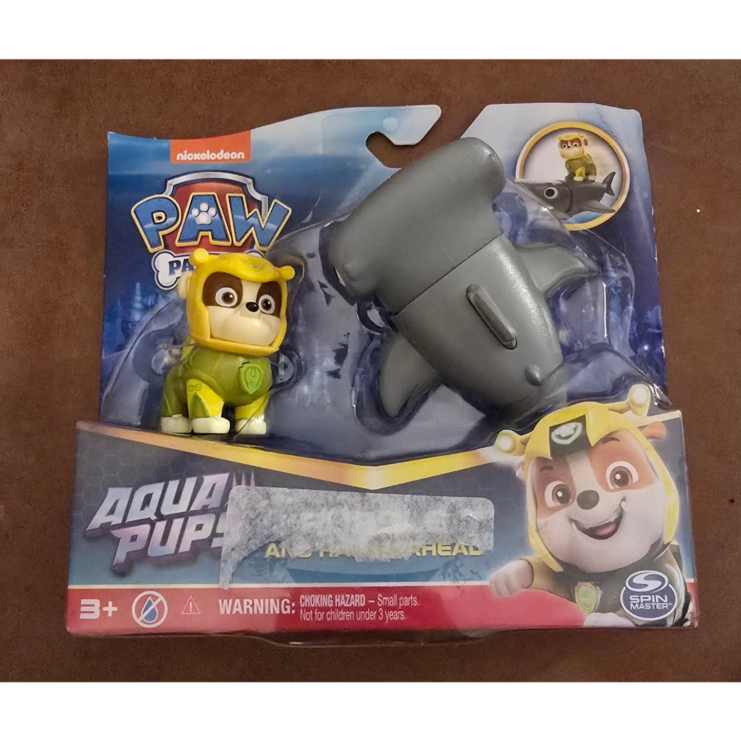 Paw Patrol, Aqua Pups Rubble and Hammerhead Action Figures Set New in Package