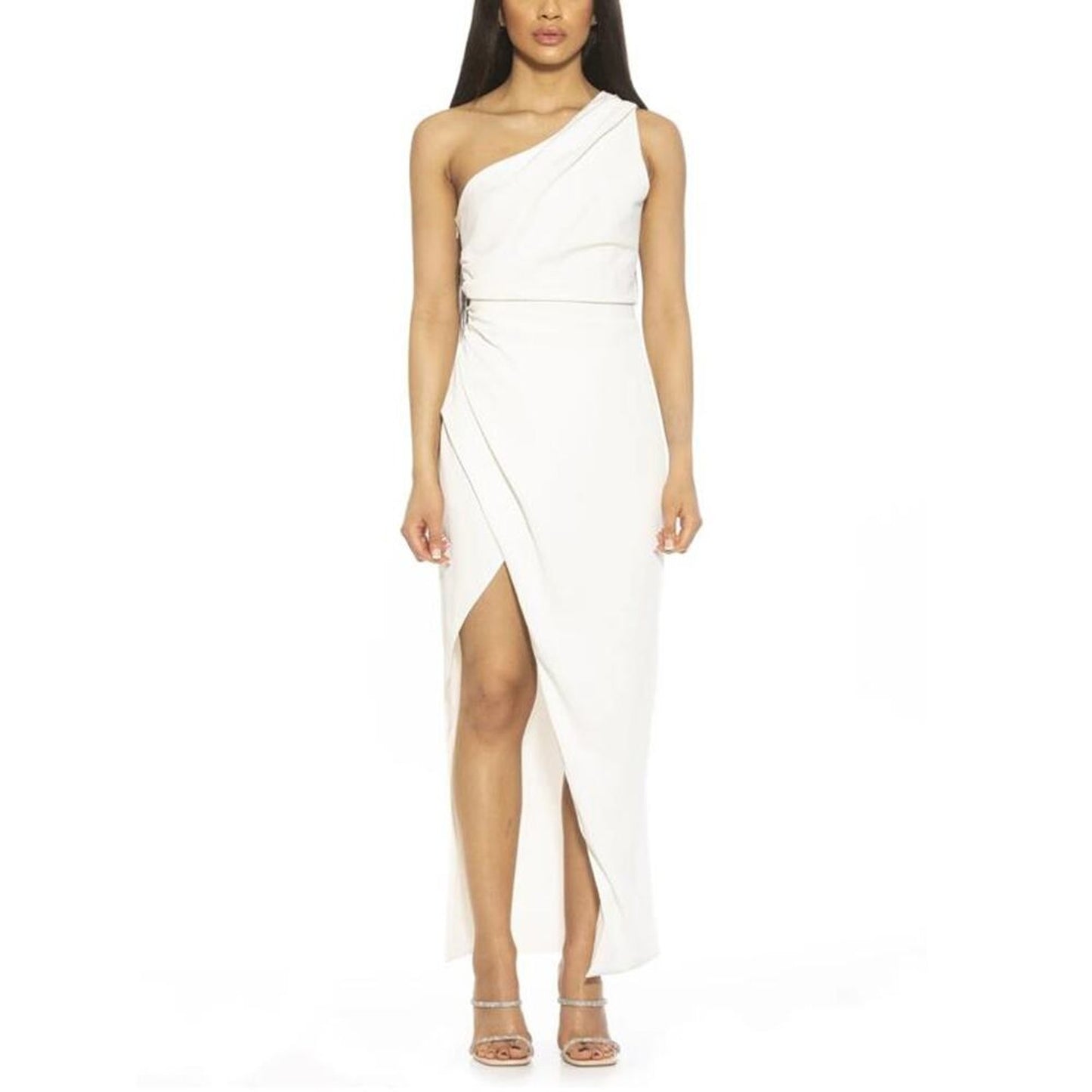 Alexia Admor Alessi One Shoulder Dress - /White - 8