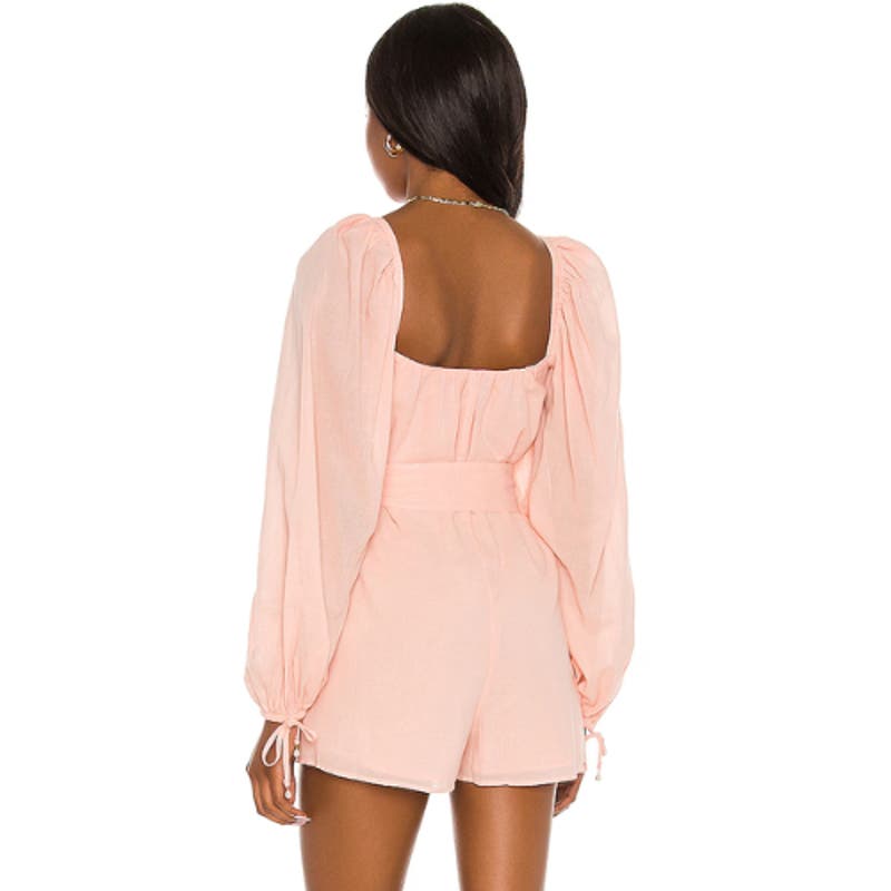 Majorelle Scottie Romper in Blush Nude NWOT Size Small