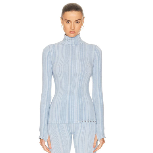 Cordova SOL Turtleneck in Baby Blue NWT Size XS / S