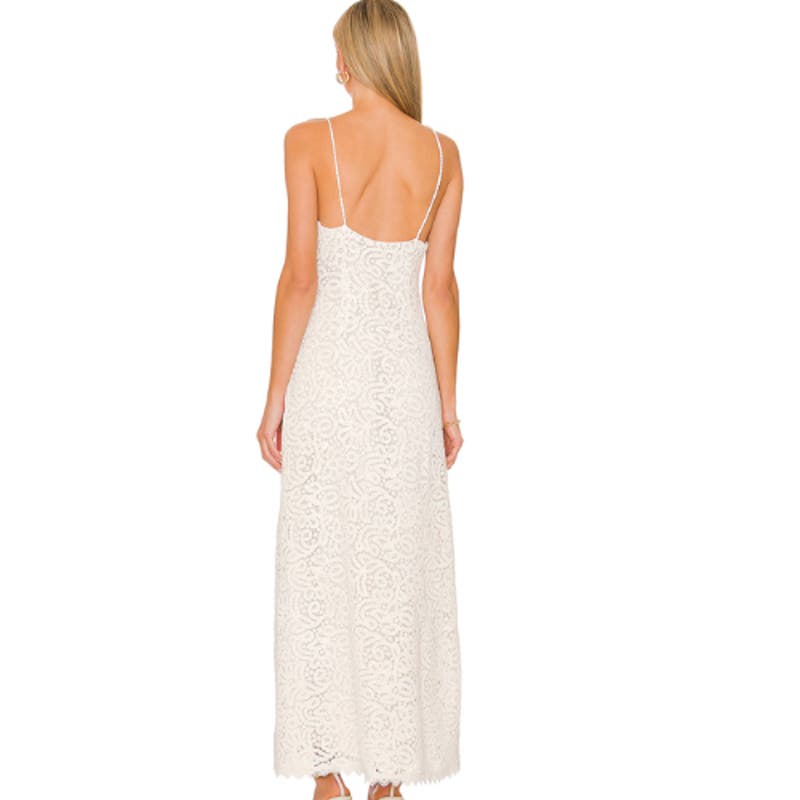 House of Harlow 1960 x REVOLVE Luisia Maxi Dress in Ivory NWT Size Small