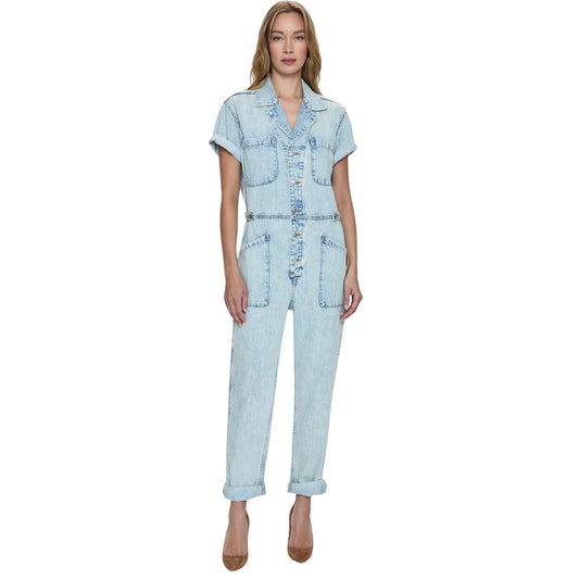 PISTOLA Grover Denim Jumpsuit in Breeze NWT Size Medium