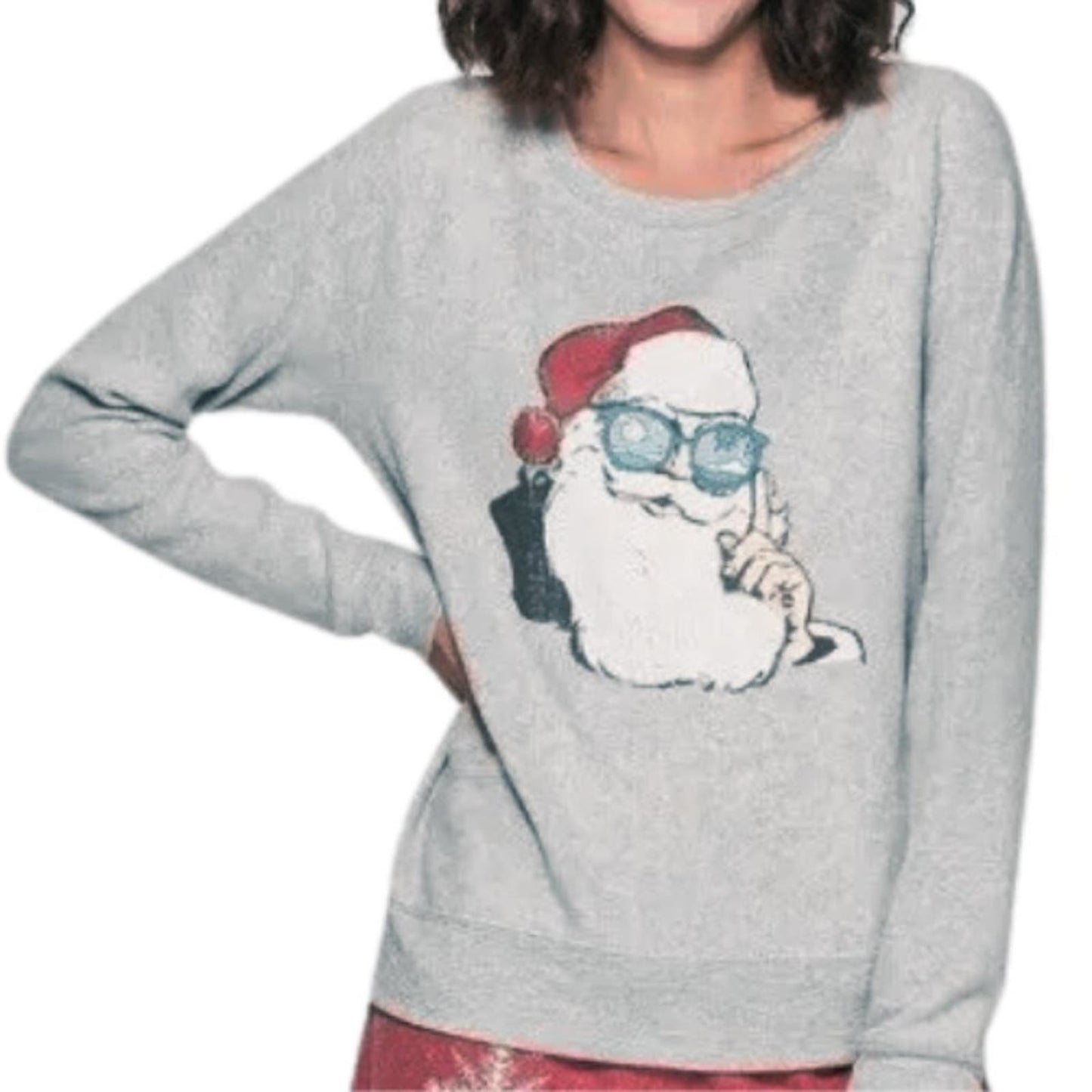 Grayson Threads Cool Santa Loungewear Sweatshirt Unisex Size XS