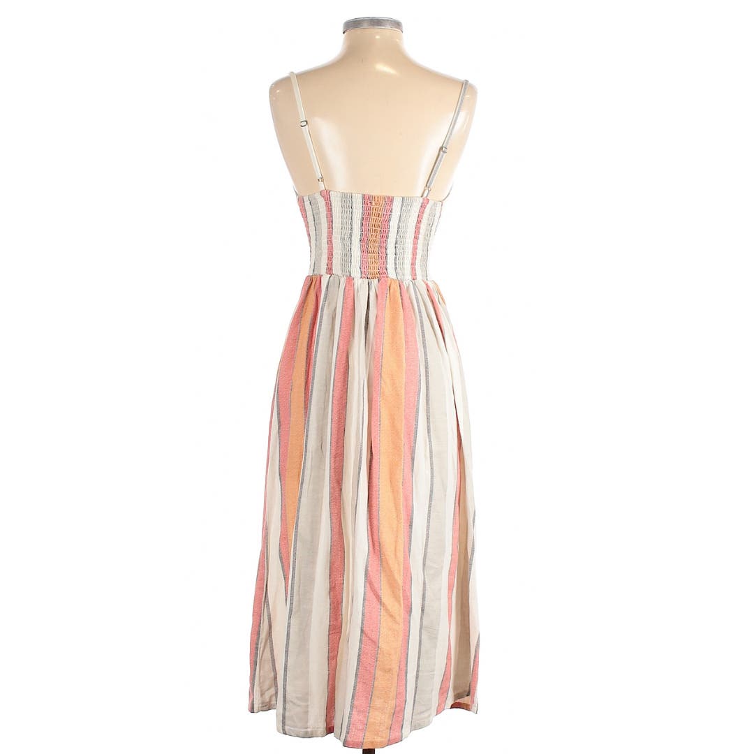 Japna Boho Stripe Midi Sundress NWT Size XS