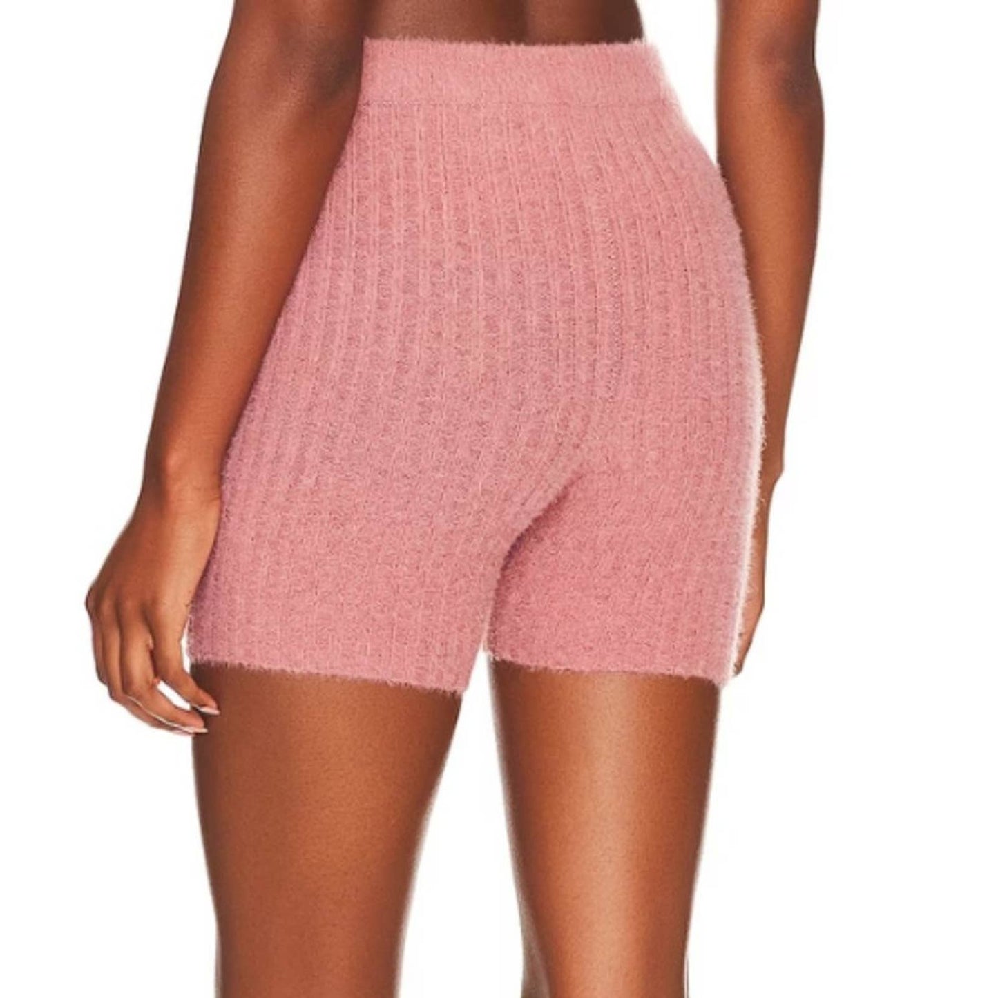 Lovers & Friends Reign Knit Biker Shorts in Mauve NWOT Size Small