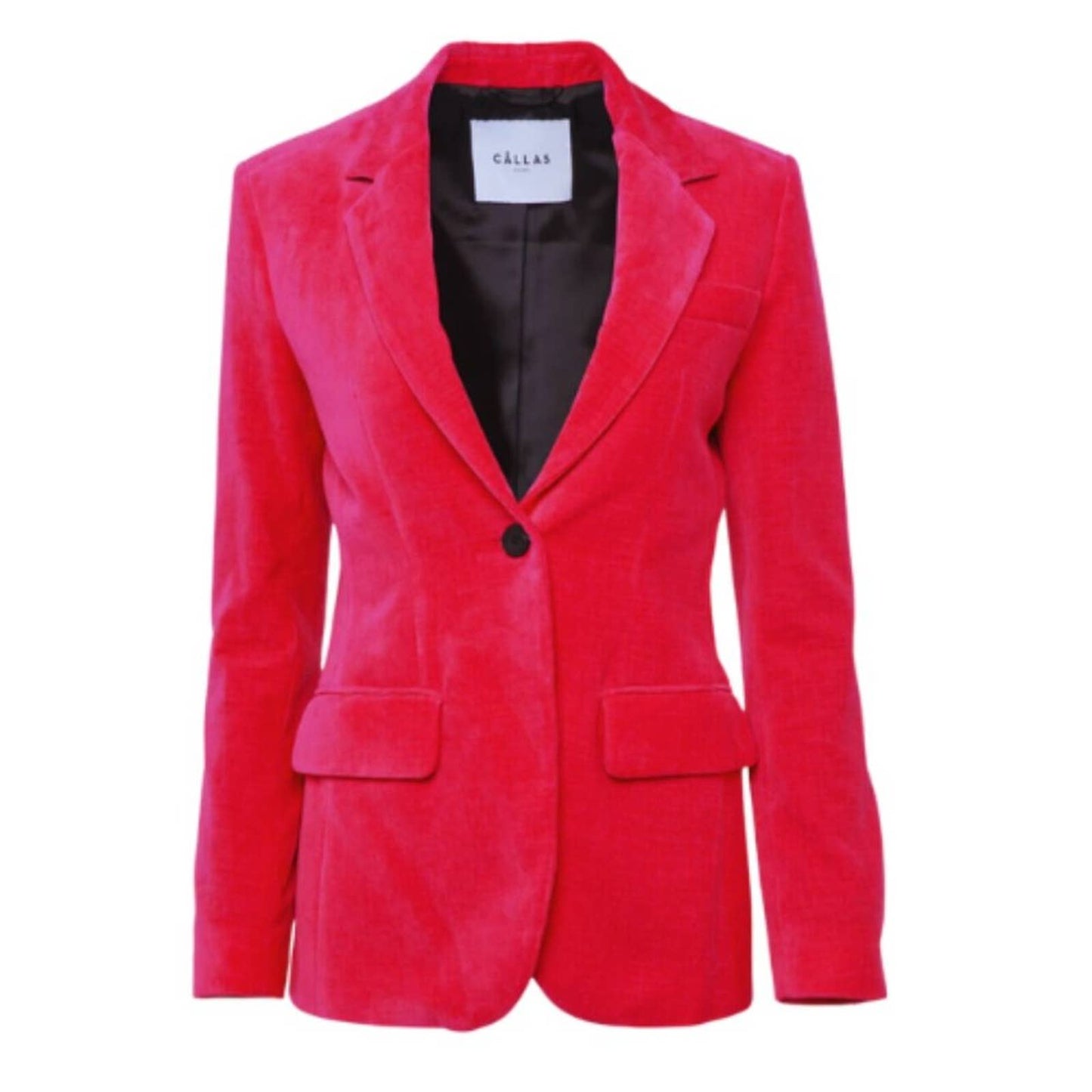 Callas Milano James Jacket Velvet Pink Blazer Size Italy 40 US 4