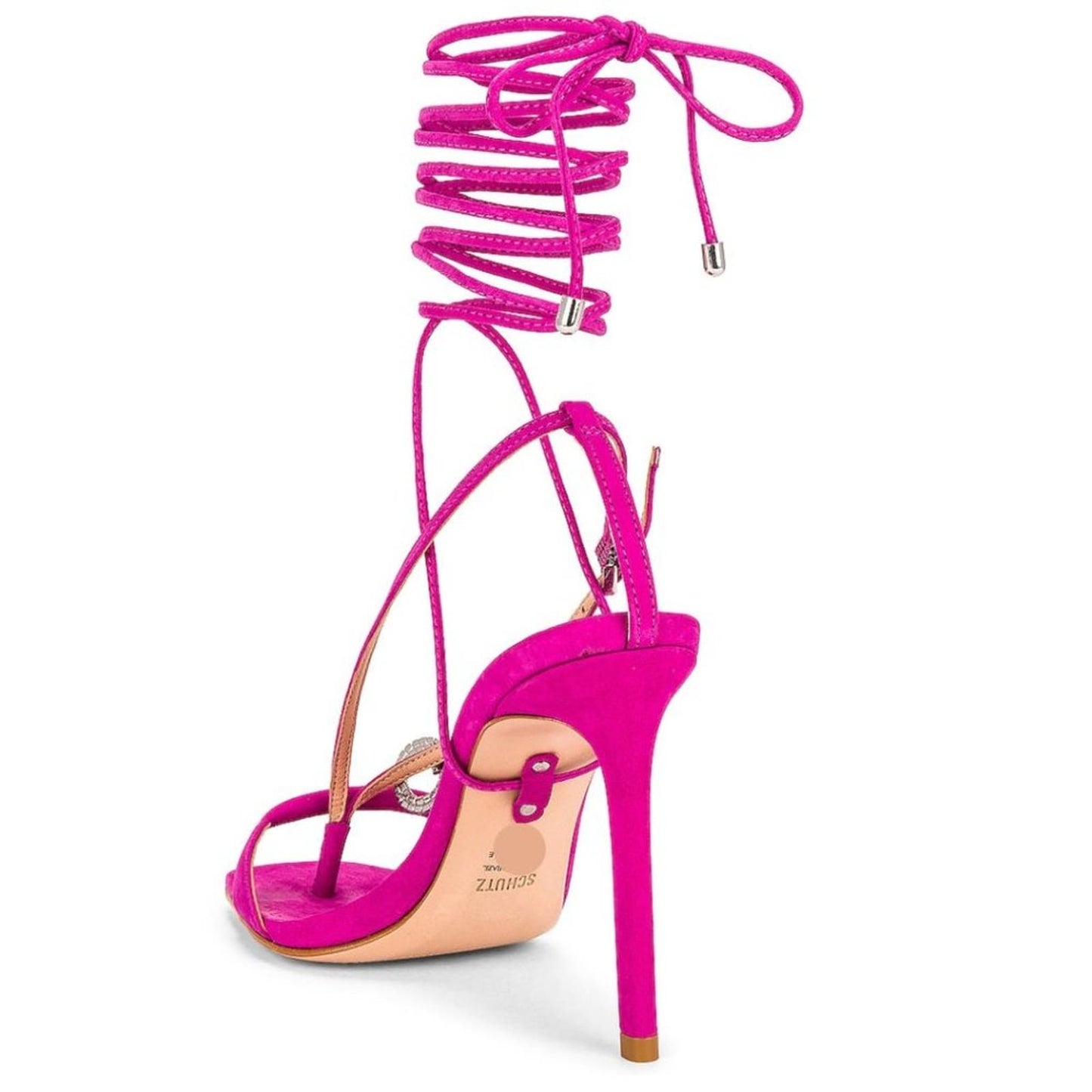 Schutz Vikki Glam Sandal in Very Pink Size 8.5