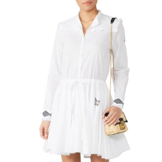 Zadig & Voltaire Ranil Dress in White Size Small