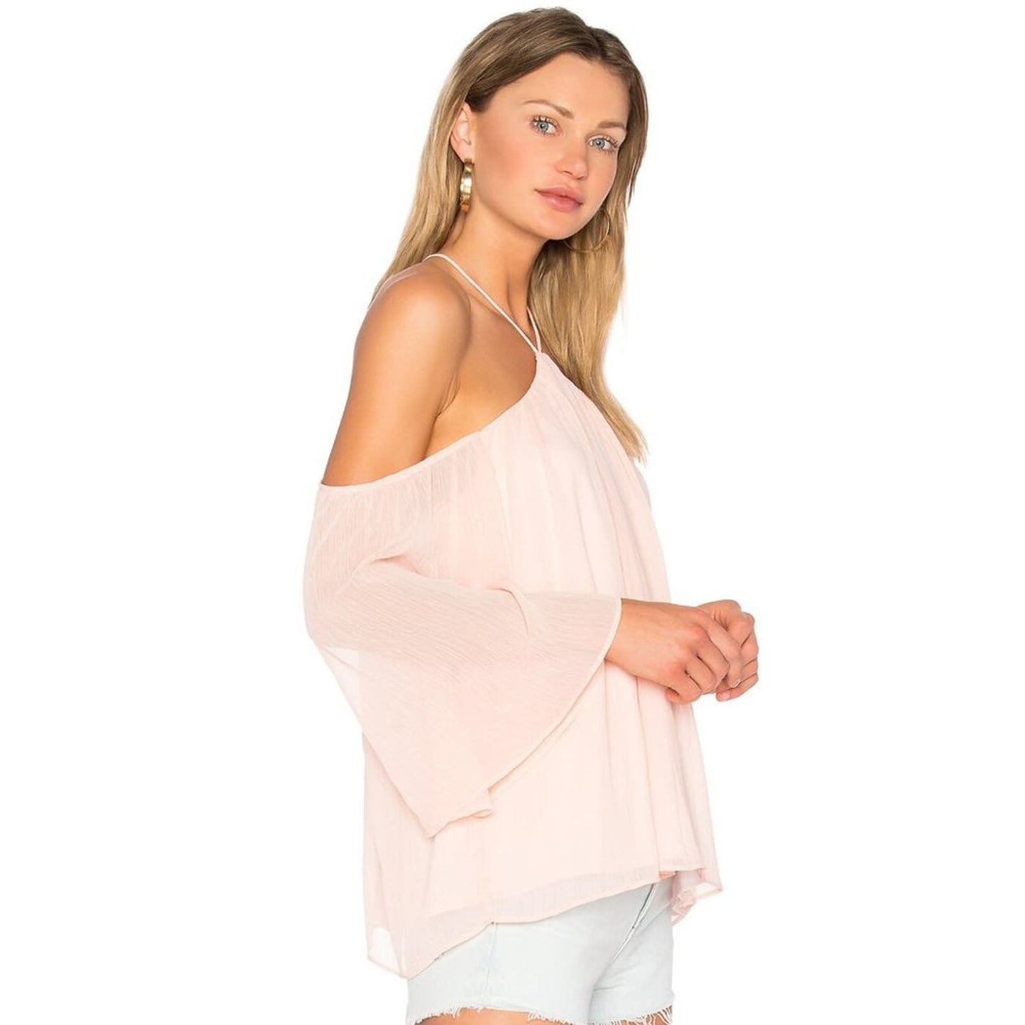 Lovers + Friends x REVOLVE Thai Top in Blush NWT Size Small