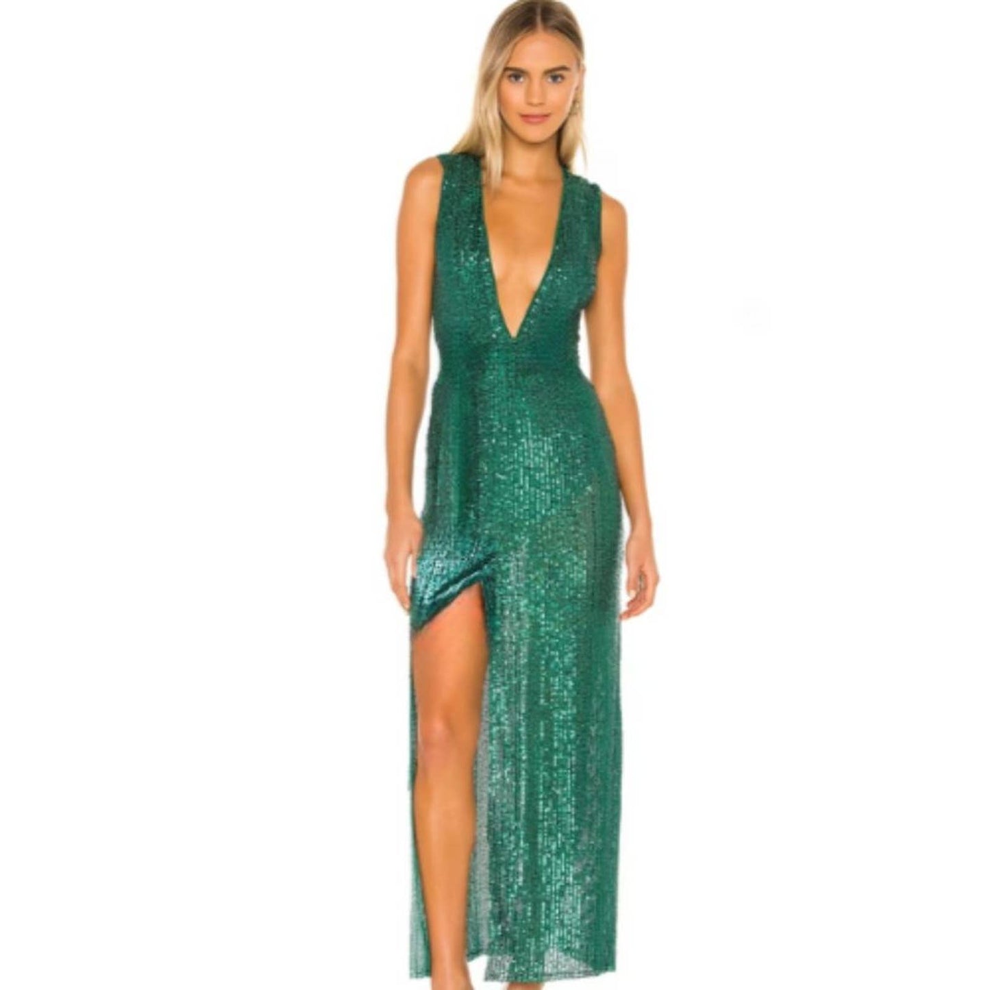 NBD Holly Gown in Emerald Green NWT Size Medium