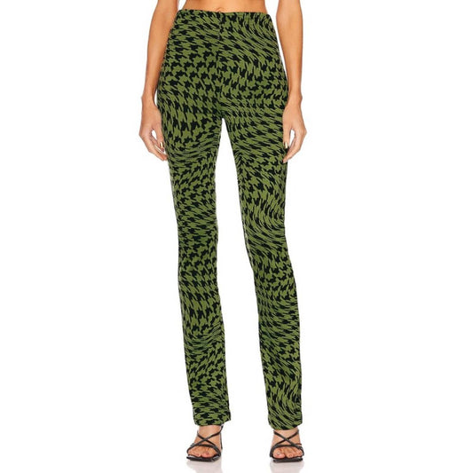 Camila Coelho Seraphina Pants in Green and Black NWOT Size Small