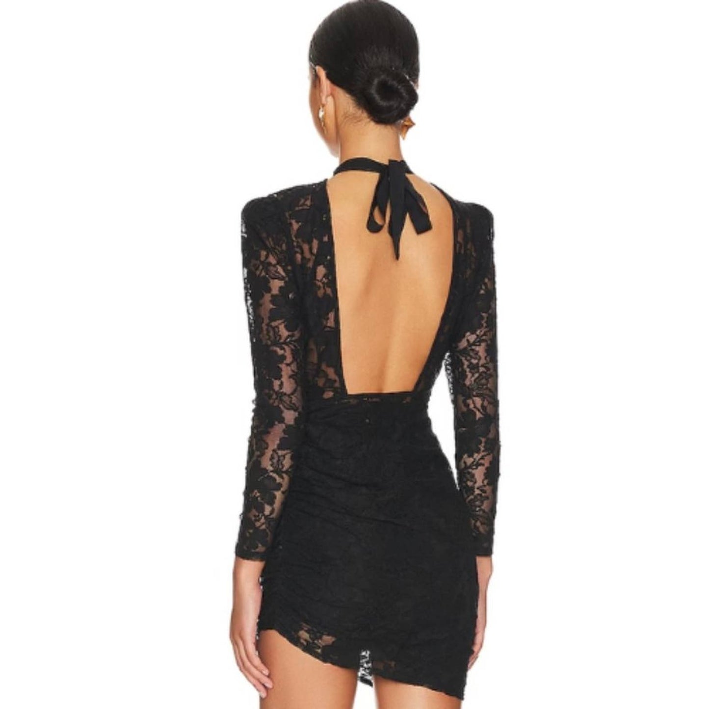 Lovers and Friends Turner Mini Dress in Black Lace NWT Size Small