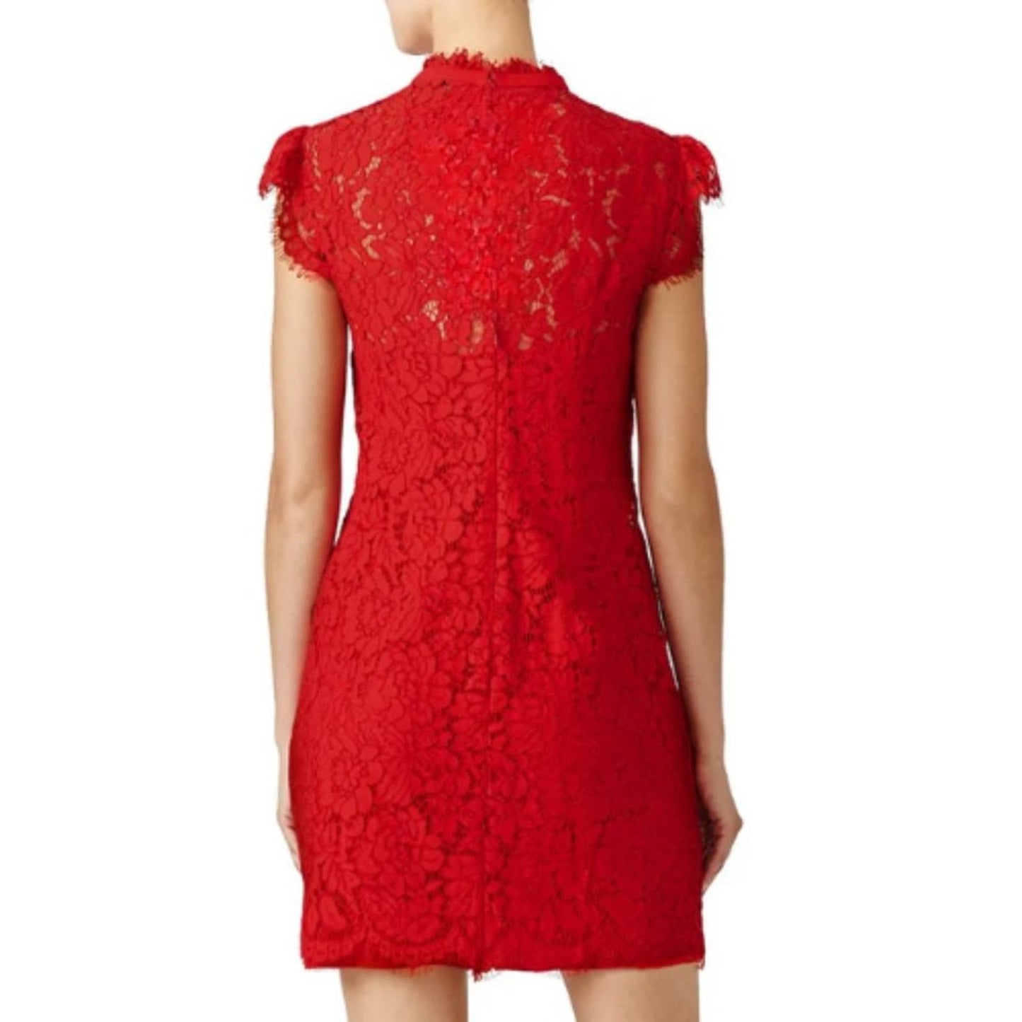 Rachel Zoe Red Kara Lace Dress in Size 0