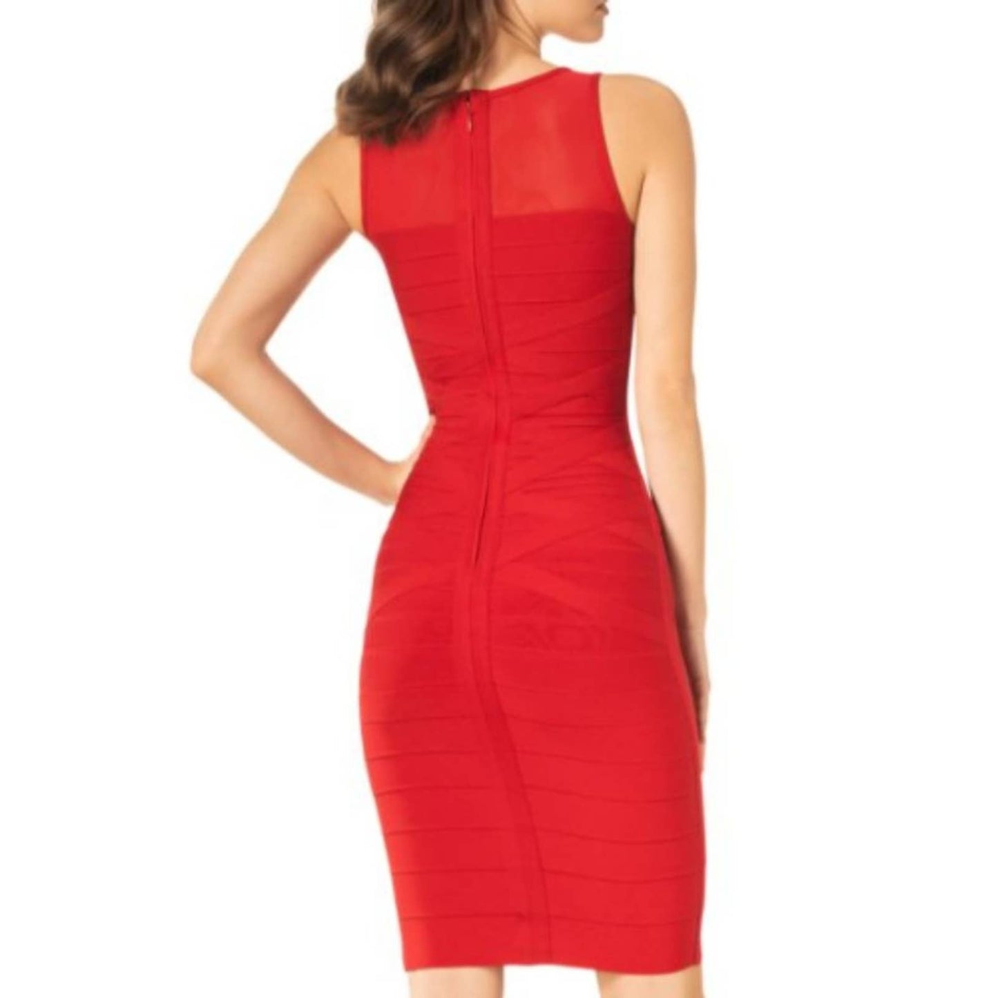 Dress The Population Ximena Red Rouge Bandage Dress NWOT Size Small