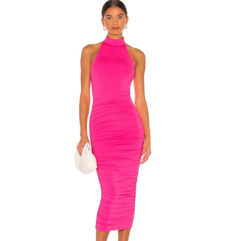 superdown Mallory High Neck Dress in Hot Pink NWT Size XXS
