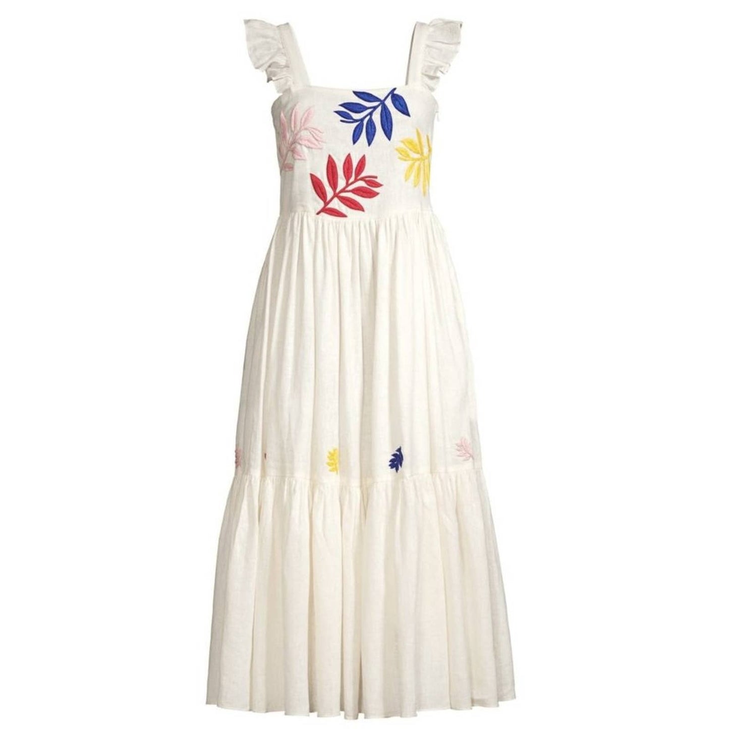 Carolina K for Anthropologie Nika Dress Excellent Midi Dress Size Medium