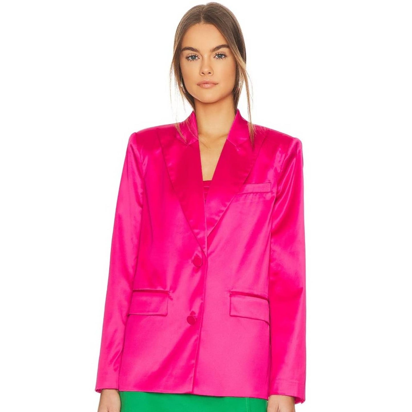 Lovers and Friends Andie Blazer in Raspberry Pink NWT Size Medium