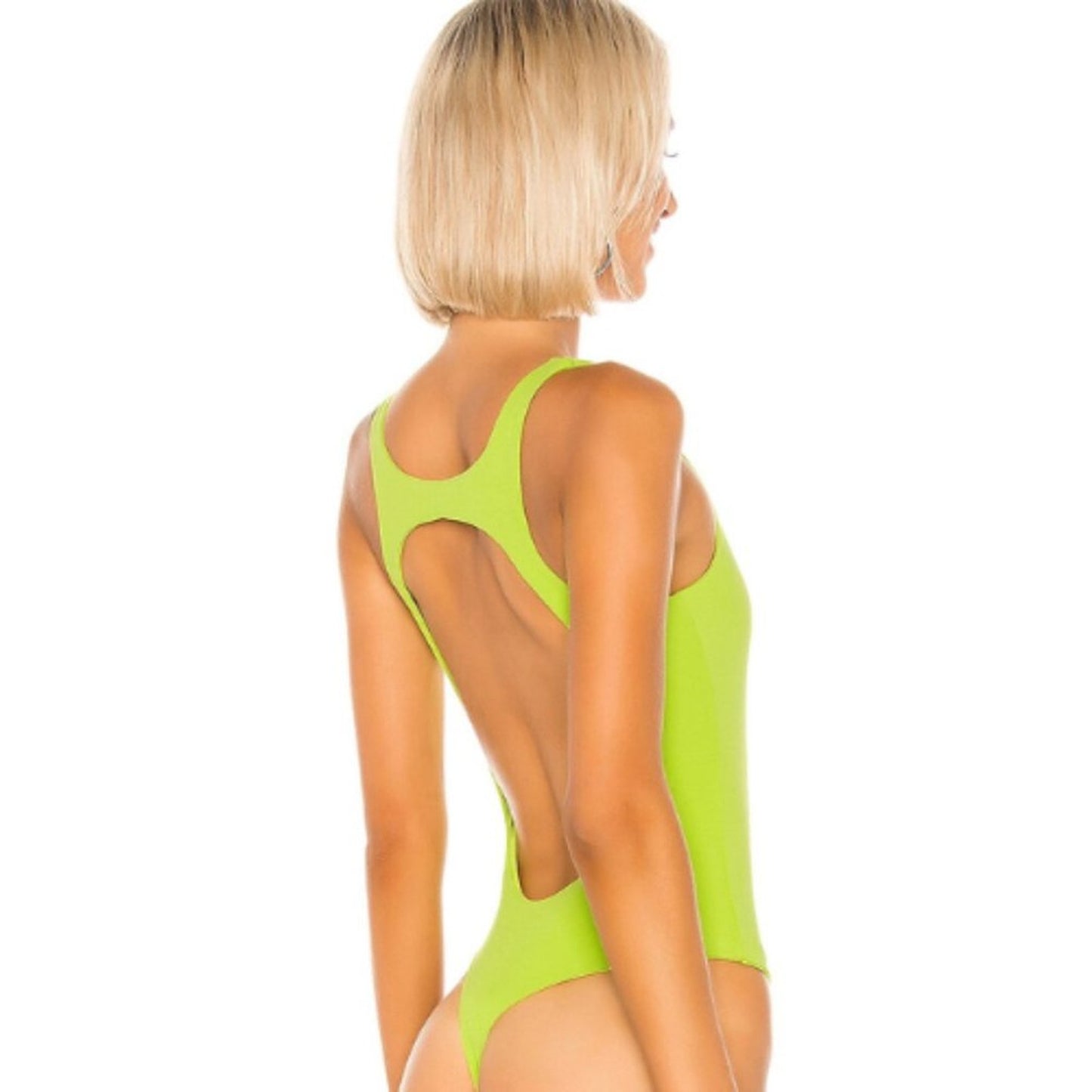 Lovers and Friends Esme Bodysuit in Neon Green NWOT Size Small