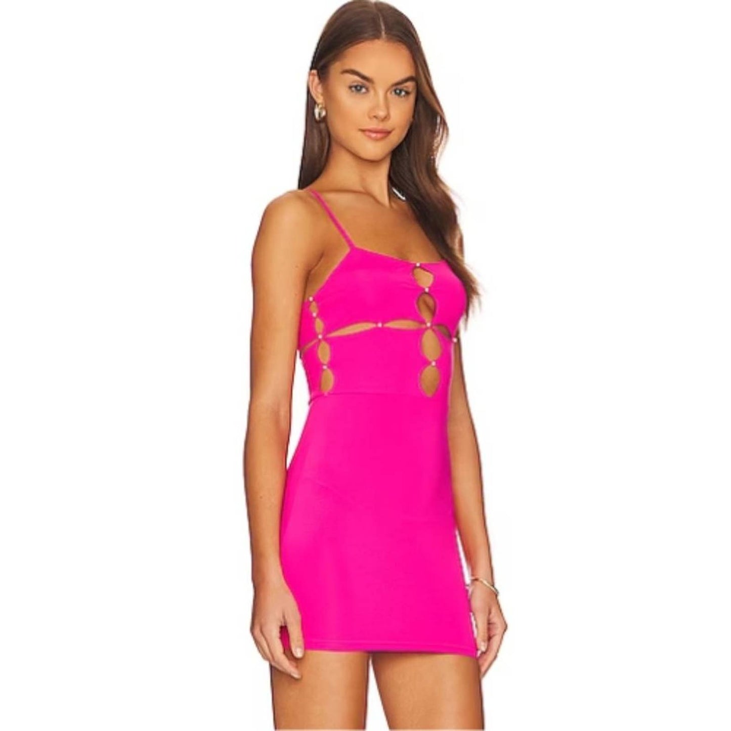 superdown Celina Cut Out Dress in Pink NWT Size XS