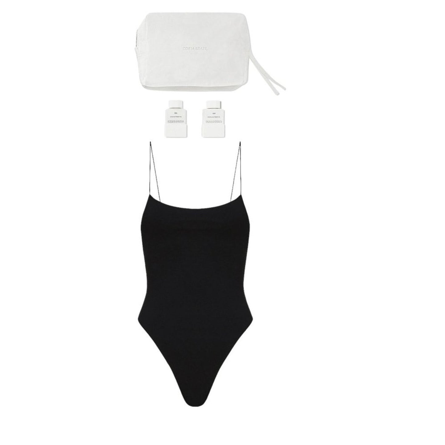 Costa Brazil x Tropic Of C Swim & Skin One Piece Kit in Black Size Medium