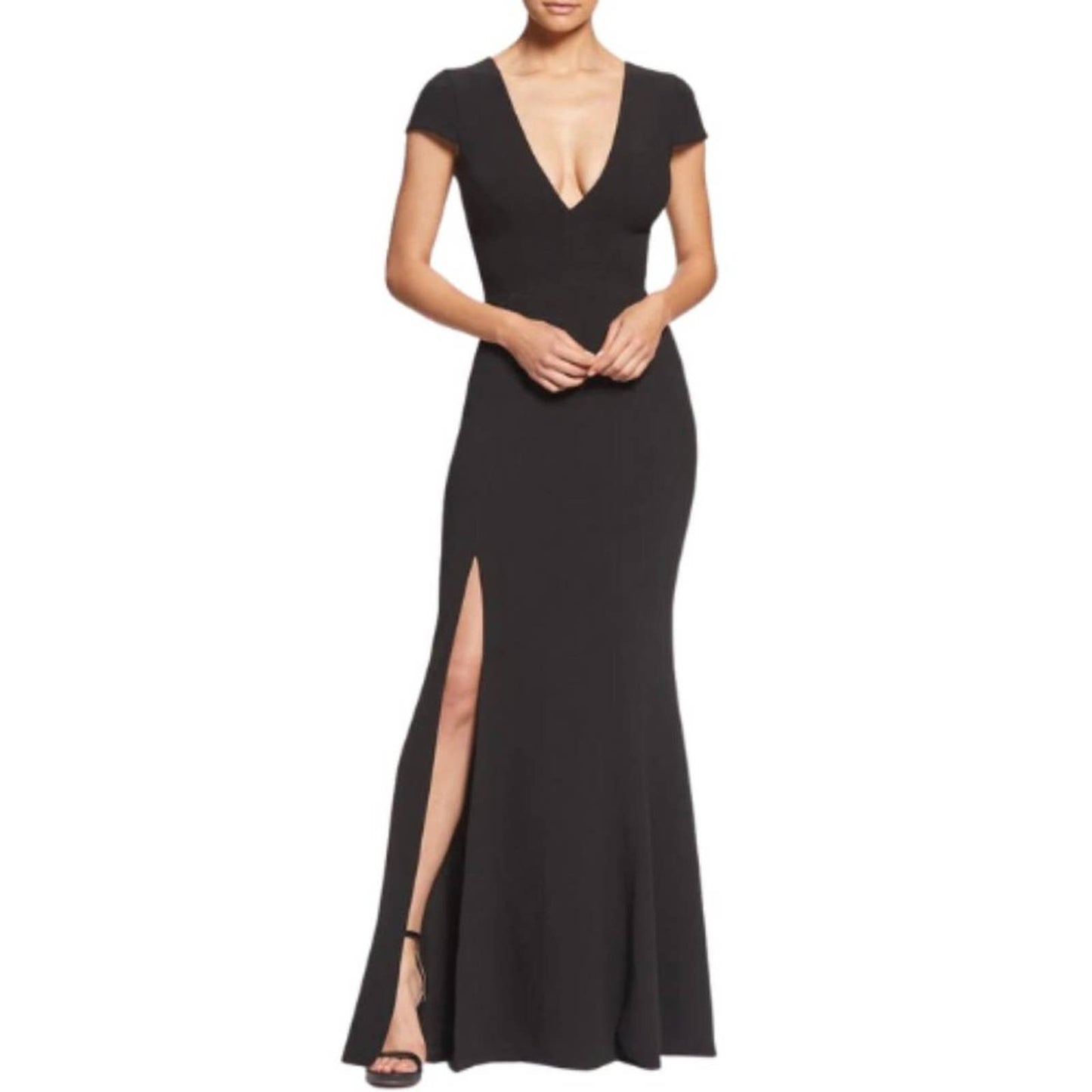 Dress the Population Karla Gown in Black NWOT Size Small